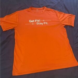 Success Academy Get Fit Stay Fit Tee Orange XL